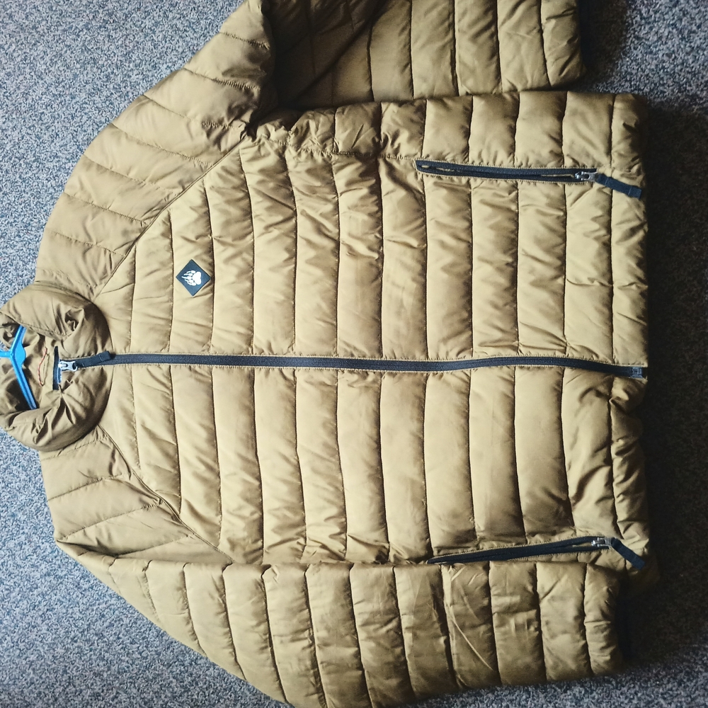 Adult Tan Puffer Jacket